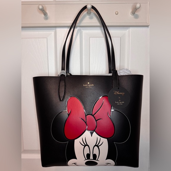 NWT Kate Spade New York x Disney Reversible Minnie Tote with wristlet - Picture 9 of 10